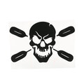 Decal Sticker Oars Kayak Paddle Fishing Skull Canoe Car Truck Vinyl