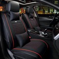 PU Leather Car Seat Surround Seat Full 10pcs Front Rear Seat Cover