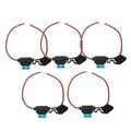 Blade Fuse Holder Waterproof Car Auto Fuses 5X In Line