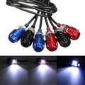 Lamp Bolt-On White LED License Plate Light Screw 12V Motorcycle Car