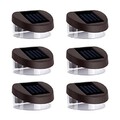 Outdoor Lighting Led Solar Lights Walkway Stair Par 6pcs Wall Lights