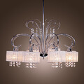 Chandelier Living Room Feature For Crystal Metal Chrome Modern/contemporary Bedroom Max 40w