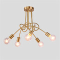 5 Heads Dining Room Lamp 100 Ceiling Multiple Dome Copper