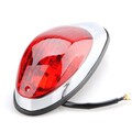 Red LED Rear Tail Plate Light SidE-mount