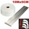 Turbo Manifold Header 5cm x 1.5mm Insulation 10m Shields Heat Exhaust Header Pipe Wrap