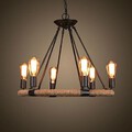 Chandelier Country Living Room Feature For Candle Style Metal 40w Lodge Vintage