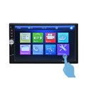 MP5 AUX FM Bluetooth Car MP3 USB Radio Stereo Head 2 Din HD Touch Screen 7 Inch