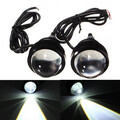 Projector Light Waterproof LED DRL Daytime Running Xenon White Fog 2Pcs 5W Car