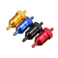 Petrol Gas Liquid Reusable Gasoline Fuel Filter Aluminum Universal Motorcycle