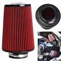 Cold Air Intake Filter Air Cleaner inches High Flow Cone Tapered Red Car