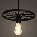 Retro Wrought Iron Lamps Chandeliers American Loft Pendant Restaurant Bar Industrial Style