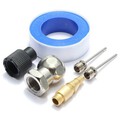 Seal 6pcs Needle Nozzle Blow Gun Thread Air Compressor Tool Kit Blower Spray Tape