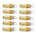 10pcs 100 Warmwhite 1.5w Cool White Light Led Corn Bulb 120lm 3000k/6000k G4 3014smd
