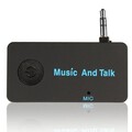 Adapter Wireless Bluetooth Music Audio Stereo MIC Receive Fold 3.5mm Jack AUX