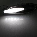 LED Flash 2x Car Side Marker Light Lamp Turn Light Steel Ring