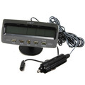 LCD Digital Car Voltmeter Thermometer Calendar Monitor Vehicle