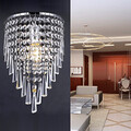 Crystal Light Wall Light Flush Mount Electroplate