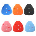 Buttons Silicone Toyota Scion Jacket Fob Car Key Cover Skin