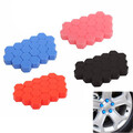 HUB Auto Car Screw Nuts Caps 19mm 20pcs Covers Protective Dust Wheel Silicone