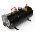 Gauge Compressor Air Horn Kit Tank PSI