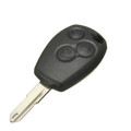 Modus Uncut 3 Button Remote Key Shell Clio Blade For Renault