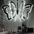Luxury Butterfly Crystal Modern Led Lamp Restaurant