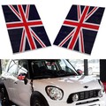 Flag 2Pcs Vinyl Stickers Mirrors Mini Cooper Union Jack