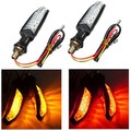 Turn Signal Indicator Lights Yellow LED Universal Motorcycle Red