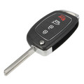 Shell Case Fob Hyundai Santa Fe Folding Flip Remote Key 4 Button
