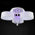 Modern/contemporary Remote Control 1156 Crystal Flush Mount Led Ecolight