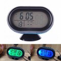 Battery Car Voltage Alarm Monitor Temperature Clock digital LCD