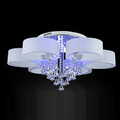Flush Mount Remote Control Modern/contemporary Ecolight Crystal 1156 Led Included