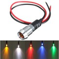 Warning Indicator Light 12mm Dashboard Lamp LED Dash Pilot 12V Motorcycle