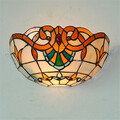 Country Light Living Room Tiffany Bedroom Shade Fixture Glass Retro