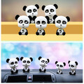 Painted Ornament Glue Cartoon Car Interior Panda Gift Accessories