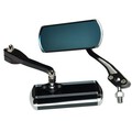 Side Mirrors Black Universal 10mm Motorcycle Rear