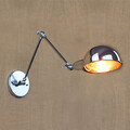 Wall Light E27 Plate Arm 110v Silver 40w Wall Sconces