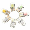 LED Door Car SILICA T10 194 168 W5W 8SMD COB License Light Bulb