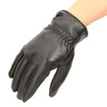 Warm Gloves Leather Motorcycle Driving Touch Screen