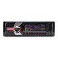 AM FM Single Stereo Radio Player DIN Car 12V Red Headunit Audio MP3 AUX USB