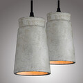 Cement Nordic Coffee Lighting Fixture Retro Minimalist Vintage