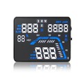 Failure 5.5 inch HD Temperature Car Alarm System Q7 HUD Fuel Detector Engine Display Speed