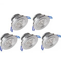 5pcs Led Panel Light Dimmable Led Ceiling Lights 500-550lm Light 6w Support