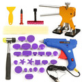 PDR Car Body Dent Glue Gun Scraper Puller Bridge 35pcs Hammer Balance Repair Kit