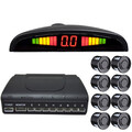 Sensors LED Display Buzzer Car Parking Sensor System Kit Reversing Parking 12V Radar System