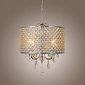 Lights Drum Chandelier Crystal Modern