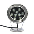 Outdoor 9w 9pcs Ac/dc12v Underwater High Power Led White Led Light