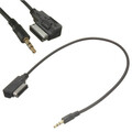 Adapter MMI Audio AUX MP3 3.5mm Male Q5 Cable For Audi AMI VW MK5 A3 A4 A5 A6