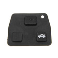 Black Rubber Key Pad Button Car Remote Toyota 2 3 Replacement