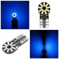 18SMD 2PCS T10 Decoding Width Light W5W 3014 Blue Parking Light For Motorcycle Car
